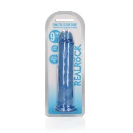 RealRock Crystal Clear 23 cm - model z przyssawką, przezroczysty