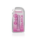 RealRock Crystal Clear - Model z Przyssawką 14,5 cm, Przezroczysty