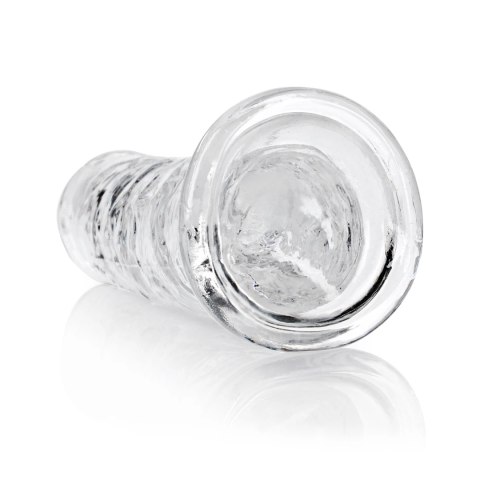 RealRock Crystal Clear model 20 cm z mocną przyssawką - przezroczysty RealRock Crystal Clear model 20 cm z mocną przyssawką - przezroczysty