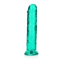 RealRock Crystal Clear model 20 cm z przyssawką - transparentny
