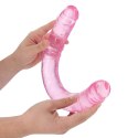 RealRock Crystal Clear model podwojny 45 cm - transparentny