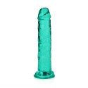 RealRock Crystal Clear model z przyssawką 14,5 cm, transparentny