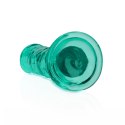 RealRock Crystal Clear model z przyssawką 14,5 cm, transparentny