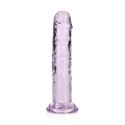 RealRock Crystal Clear model z przyssawką 14,5 cm transparentny
