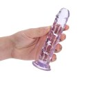 RealRock Crystal Clear model z przyssawką 14,5 cm transparentny