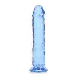 RealRock Crystal Clear model z przyssawką 18 cm przezroczysty