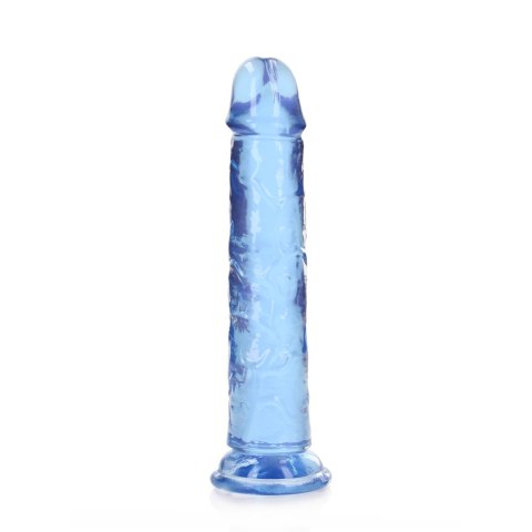 RealRock Crystal Clear model z przyssawką 18 cm przezroczysty RealRock Crystal Clear model z przyssawką 18 cm przezroczysty