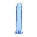 RealRock Crystal Clear model z przyssawką 18 cm przezroczysty