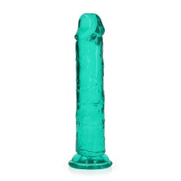 RealRock Crystal Clear model z przyssawką 18 cm transparentny