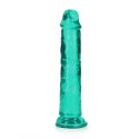 RealRock Crystal Clear model z przyssawką 18 cm transparentny
