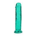 RealRock Crystal Clear model z przyssawką 18 cm transparentny