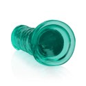 RealRock Crystal Clear model z przyssawką 18 cm transparentny