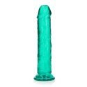 RealRock Crystal Clear model z przyssawką 23 cm przezroczysty