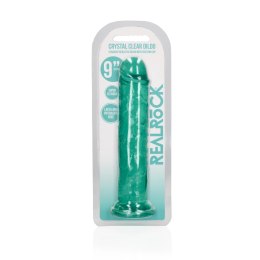 RealRock Crystal Clear model z przyssawką 23 cm przezroczysty