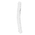 RealRock Crystal Clear podwojny model intymny 34 cm anatomiczny