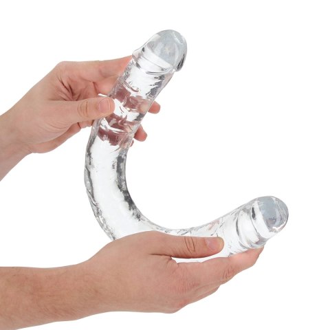 RealRock Crystal Clear podwojny model intymny 45 cm przezroczysty RealRock Crystal Clear podwojny model intymny 45 cm przezroczysty