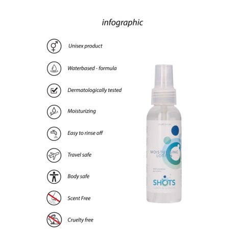 Shots Lubes Bezzapachowy balsam nawilżający 100 ml wodny Shots Lubes Bezzapachowy balsam nawilżający 100 ml wodny