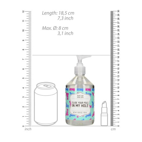 Shots S-Line Slide Your Pole Water-Based Lubrykant 500 ml Shots S-Line Slide Your Pole Water-Based Lubrykant 500 ml