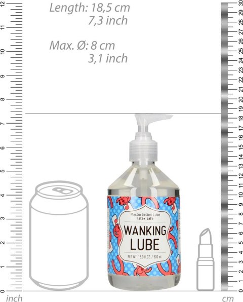 Shots S-Line Wanking Lube 500 ml - Żel intymny wodny, uniwersalny Shots S-Line Wanking Lube 500 ml - Żel intymny wodny, uniwersalny
