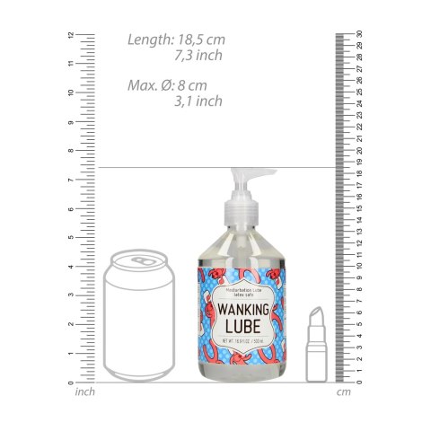 Shots S-Line Wanking Lube 500 ml - Żel intymny wodny, uniwersalny Shots S-Line Wanking Lube 500 ml - Żel intymny wodny, uniwersalny