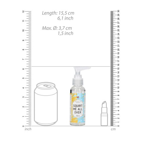 Shots S-line Squirt Me All Over Lubrykant wodny 100 ml hipoalergiczny Shots S-line Squirt Me All Over Lubrykant wodny 100 ml hipoalergiczny