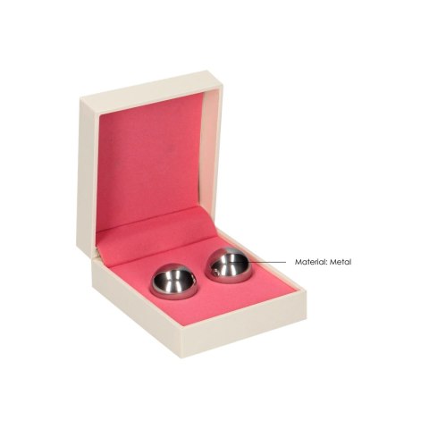 Shots Toys Ben Wa Balls Duo - zestaw 2 kulek, średnia waga, trening mięśni Shots Toys Ben Wa Balls Duo - zestaw 2 kulek, średnia waga, trening mięśni