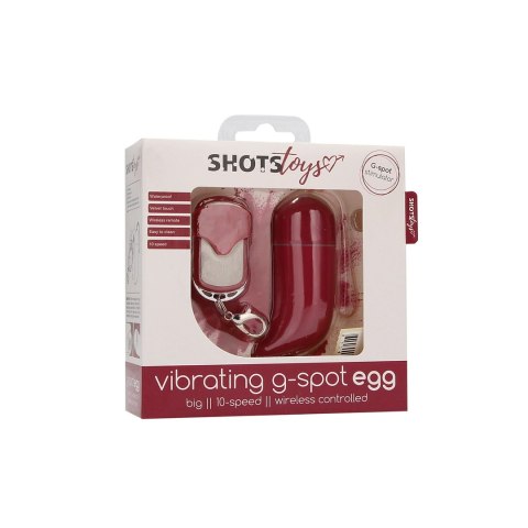 Shots Toys Duże Jajeczko Wibrujące Bezprzewodowe Pilot 10 Trybow Shots Toys Duże Jajeczko Wibrujące Bezprzewodowe Pilot 10 Trybow