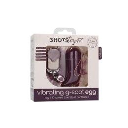 Shots Toys Wireless Egg model G - 10 trybow, pilot stalowy