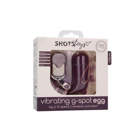 Shots Toys Wireless Egg model G - 10 trybow, pilot stalowy Shots Toys Wireless Egg model G - 10 trybow, pilot stalowy