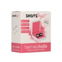 Shots Toys Zestaw dwoch kulek Ben Wa - ciężkie, stalowe, trening mięśni
