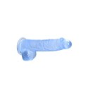 RealRock Crystal Clear 17 cm - Model anatomiczny z przyssawką
