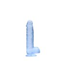RealRock Crystal Clear 17 cm - Model anatomiczny z przyssawką