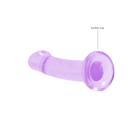 RealRock Crystal Clear 17 cm - model z przyssawką, transparentny RealRock Crystal Clear 17 cm - model z przyssawką, transparentny