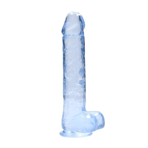 RealRock Crystal Clear 25 cm Transparentny Model z Przyssawką i Anatomiczną Bazą RealRock Crystal Clear 25 cm Transparentny Model z Przyssawką i Anatomiczną Bazą