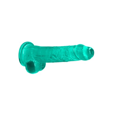 RealRock Crystal Clear - Model z anatomiczną podstawą 21 cm przezroczysty RealRock Crystal Clear - Model z anatomiczną podstawą 21 cm przezroczysty