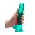 RealRock Crystal Clear - Model z anatomiczną podstawą 21 cm przezroczysty