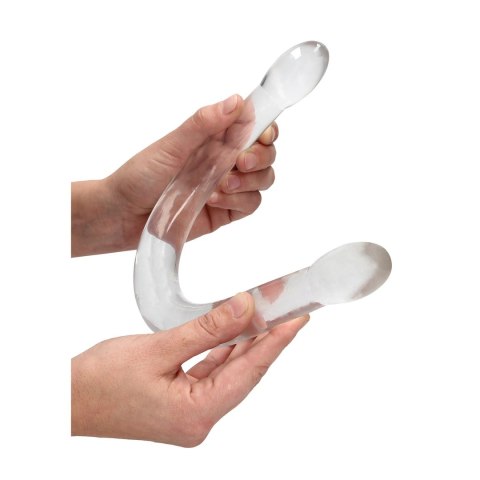RealRock Crystal Clear - Podwojny model intymny 42 cm, przezroczysty RealRock Crystal Clear - Podwojny model intymny 42 cm, przezroczysty