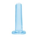 RealRock Crystal Clear Prosty model z przyssawką 13,5 cm transparentny