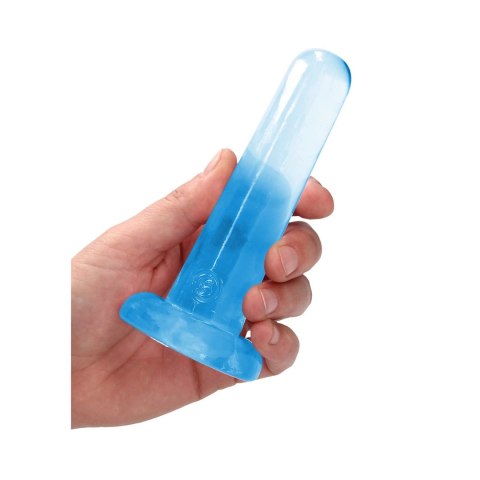 RealRock Crystal Clear Prosty model z przyssawką 13,5 cm transparentny RealRock Crystal Clear Prosty model z przyssawką 13,5 cm transparentny