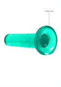 RealRock Crystal Clear Prosty z Przyssawką 13,5 cm - przezroczysty model