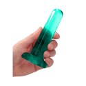 RealRock Crystal Clear Prosty z Przyssawką 13,5 cm - przezroczysty model