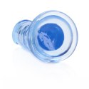 RealRock Crystal Clear model 14,5 cm z przyssawką, przezroczysty