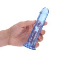RealRock Crystal Clear model 14,5 cm z przyssawką, przezroczysty