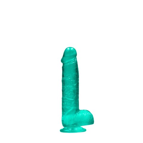 RealRock Crystal Clear model 17 cm z mocną przyssawką, transparentny RealRock Crystal Clear model 17 cm z mocną przyssawką, transparentny