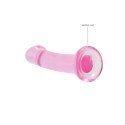 RealRock Crystal Clear model 17 cm z przyssawką - przezroczysty