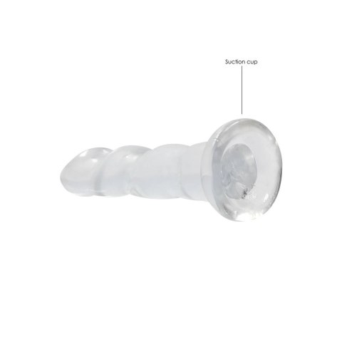RealRock Crystal Clear model karbowany 17 cm z przyssawką RealRock Crystal Clear model karbowany 17 cm z przyssawką
