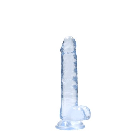 RealRock Crystal Clear model z anatomicznymi kulkami, 19 cm, przezroczysty RealRock Crystal Clear model z anatomicznymi kulkami, 19 cm, przezroczysty