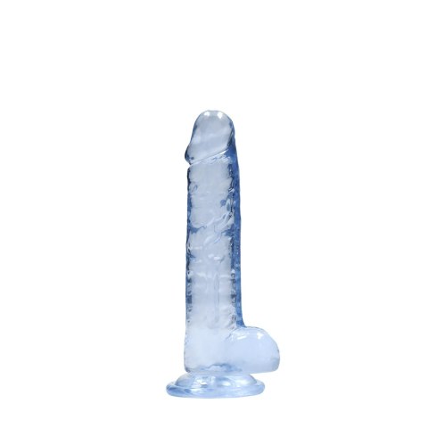 RealRock Crystal Clear model z anatomicznymi kulkami, 19 cm, przezroczysty RealRock Crystal Clear model z anatomicznymi kulkami, 19 cm, przezroczysty