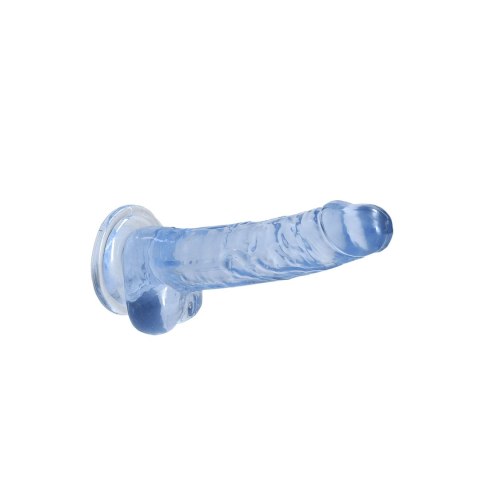 RealRock Crystal Clear model z anatomicznymi kulkami, 19 cm, przezroczysty RealRock Crystal Clear model z anatomicznymi kulkami, 19 cm, przezroczysty