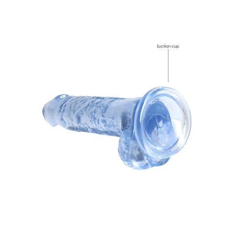 RealRock Crystal Clear model z anatomicznymi kulkami, 19 cm, przezroczysty RealRock Crystal Clear model z anatomicznymi kulkami, 19 cm, przezroczysty